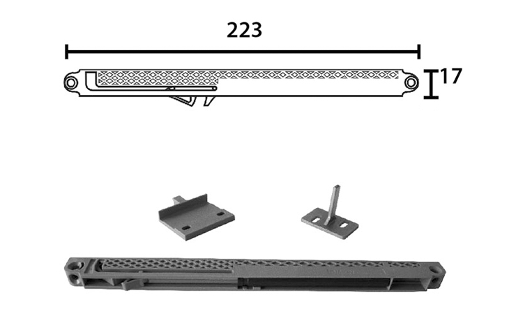 Cajones / Cuberteros - Amortiguador cajón LMG 40 KG