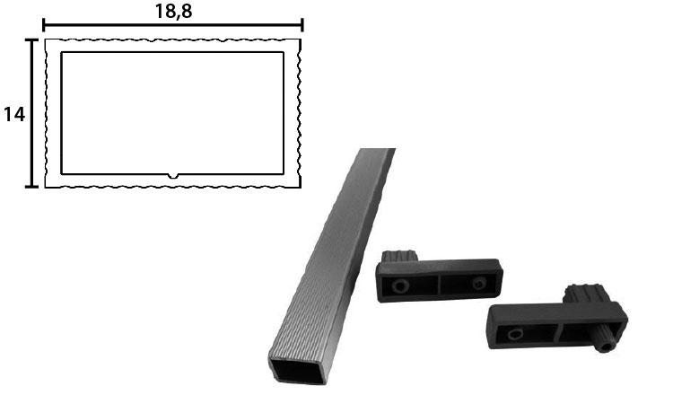 Sistemas de sujeción - Refuerzo aluminio horno / fregadero estriado